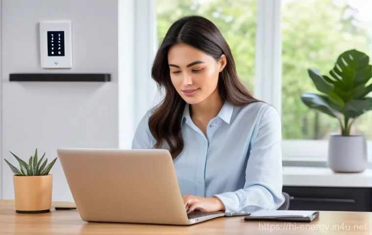 스마트 미터 데이터 분석 - **Prompt: A modern, diverse family, including parents and two children (around 10-14 years old), sta...